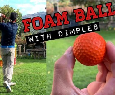 Golf Foam Balls with Dimples | Practice Golf Ball Review