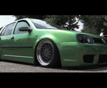 VW Golf MK4 Stance | Shortcut | Damnraw Wheels