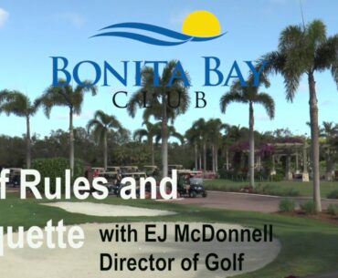 Golf Rules & Etiquette with EJ McDonnell