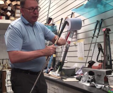 How to remove a golf grip