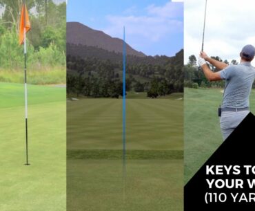 KEYS TO STICK YOUR WEDGES/110 YARD SHOT