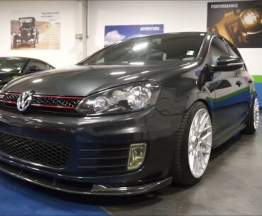 2011 VW Golf GTI Static Stance On Rotiform Wheels
