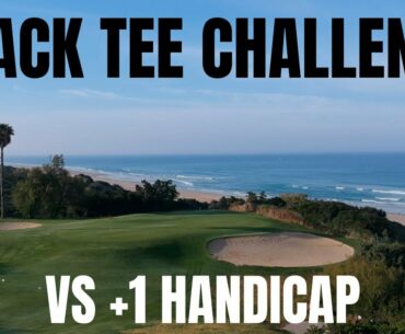 Golf Pro vs +1 Handicap From The Black Tee's!!!