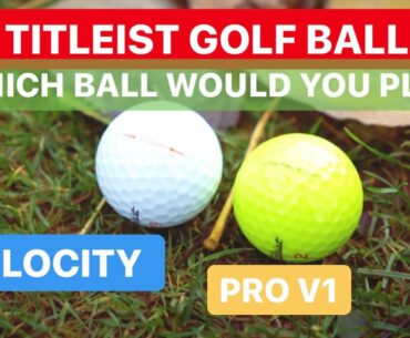 TITLEIST GOLF BALLS VELOCITY OR PRO V1