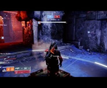 Iron banner flags double as golf tees