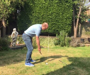 Improve your golf with Martin- learn how to build good posture to create a good swing.