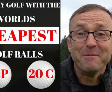 WE USE THE WORLD'S CHEAPEST GOLF BALLS IN A COMPETITION
