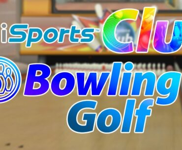 Wii Sports Club Bowling with Golf Rules Funny Moments Montage!
