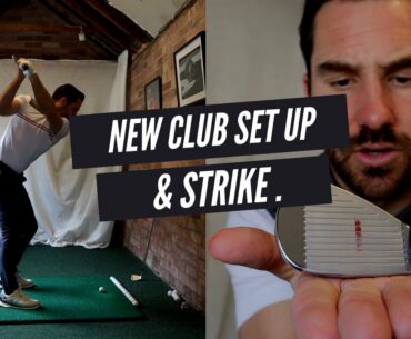 CUSTOM FITTING MY NEW CLUBS | How to test club loft & lie and checking the strike