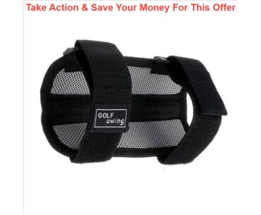 Deal Golf Swing Practice Training Trainer Aid Elbow Support Brace Gesture Alignment