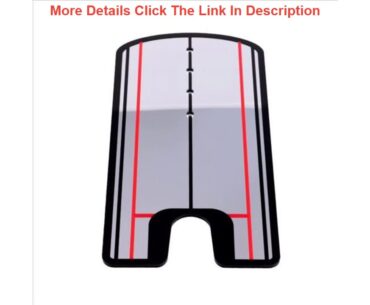 Deal 32*14.5*0.4CM Golf Swing Practice Golf Accessories Golf Putting Mirror Alignment Training Aid