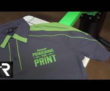 How To Screen Print on Ink-Thirsty Performance Polo Shirts