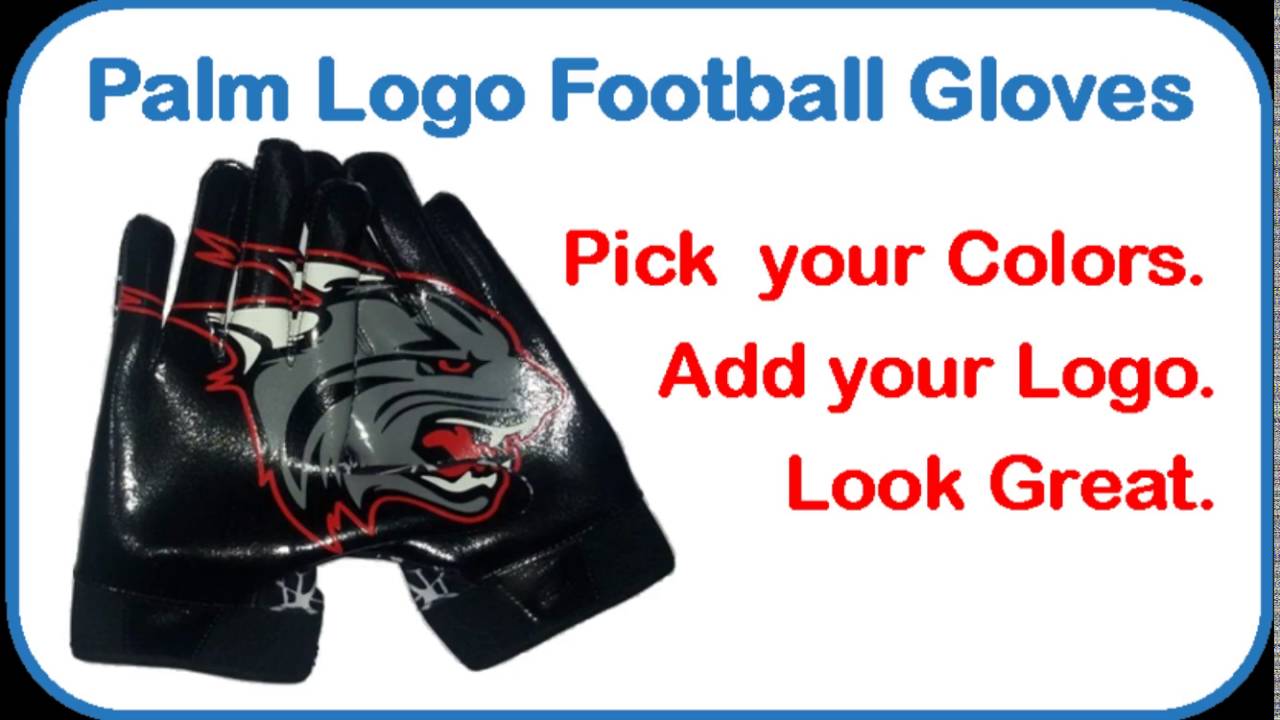 Palm Logo Gloves / Palm Logo Football Gloves / Custom Sports Gloves (602) 326-4290 Palm Logo Gloves / Palm Logo Football Gloves / Custom Sports Gloves (602) 326-4290