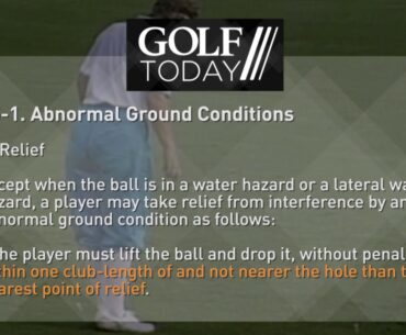 Rules of Golf: Patty Sheehan's casual water at the '92 U.S. Women's Open | GOLF.com