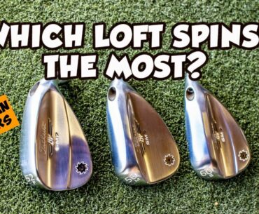 VOKEY SM7 WEDGES: WHICH LOFT SPINS THE MOST? TRACKMAN NUMBERS