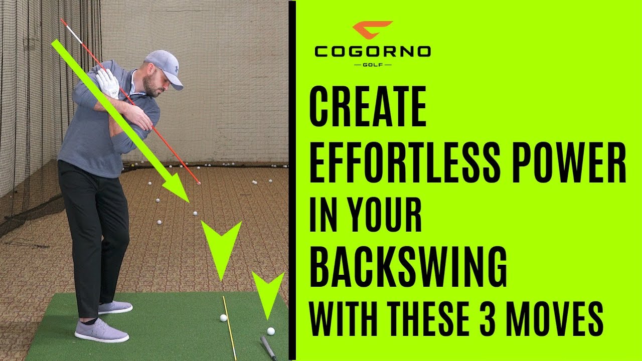 GOLF: How To Create Effortless Power In Your Backswing With These 3 Moves GOLF: How To Create Effortless Power In Your Backswing With These 3 Moves