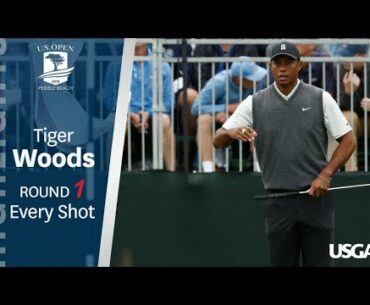 2019 U.S. Open: Every Shot of Tiger Woods' First-Round 70