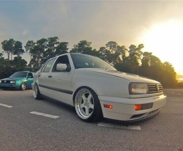 DELCITY DUBS: Two Stance & Clean Mk3 VW Jetta (bonus footage omar and his son)