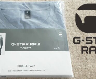 G-STAR RAW T-Shirts 2 packs review unboxing 4K UHD