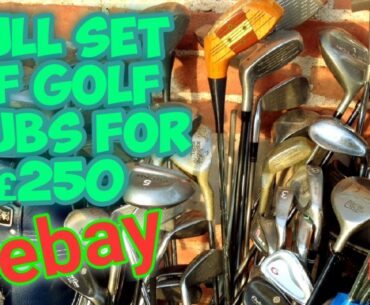 FULL SET OF GOLF CLUBS FOR £250 [[EBAY BARGAINS PART2]]