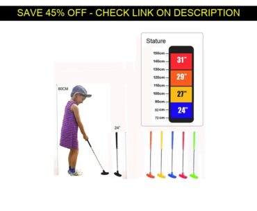 Review  CRESTGOLF Left Handed Golf Clubs Mini Golf Putter Steel for Golf Practice Clubs with Rubber