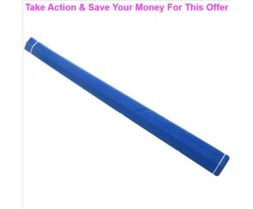 Best Pro Club Golf Grip Hexagonal Lightweight Slip Resistance Rubber Grip for Practice Gestures(Blu