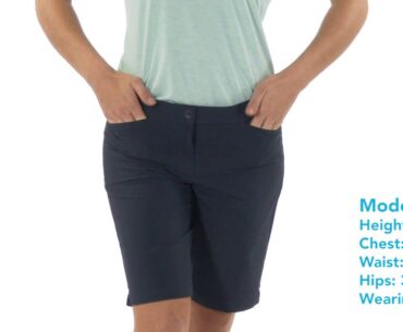 Oxford Golf Womens Cooper Flat Front Shorts on Model
