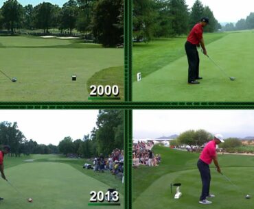 The evolution of Tiger Woods’ swing