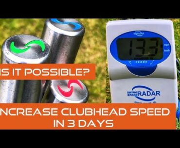 INCREASE CLUBHEAD SPEED - Golf swing tips