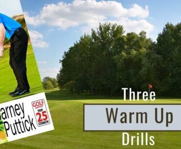 Three Golf Swing Warm up Drills to practice in your Garden