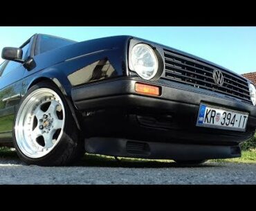 VW Golf Mk2 GTD Stance