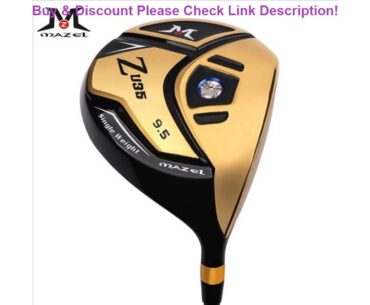 Top MAZEL Golf Driver Titanium Golf Clubs 9.5 Degree Graphite Shaft R Flex 460CC Drivers