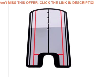 Review Portable Golf Swing Straight Practice Golf Putting Mirror Alignment Training Aid Swing Train