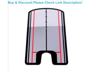 32*14.5*0.4CM Golf Swing Practice Golf Accessories Golf Putting Mirror Alignment Training Aid Swin