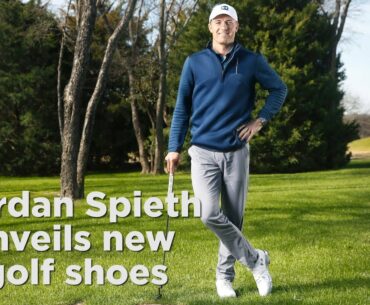 Jordan Spieth talks about his new Under Armour golf shoes