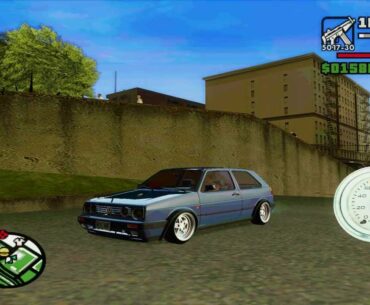 GTA SA: Golf 2 GTi Stance Air Suspension mod
