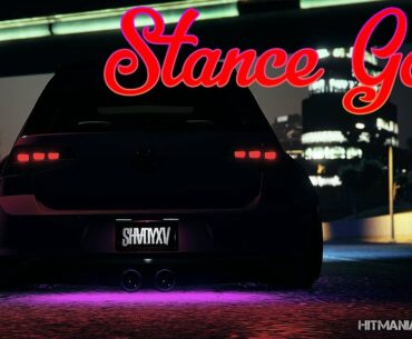 Night ride in the VW Golf GTI Mk7 ⭐Stance Tuning