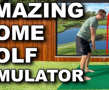 The world's best and cheapest GOLF SIMULATOR  for home
