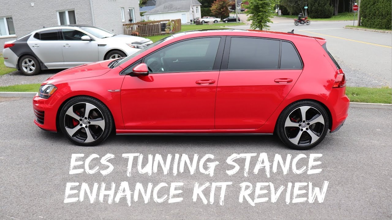 MK7 GTI ECS Tuning Stance Enhance Kit Review MK7 GTI ECS Tuning Stance Enhance Kit Review