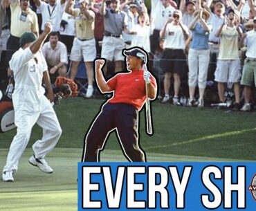 TIGER WOODS 2005 MASTERS FINAL ROUND - EVERY SHOT