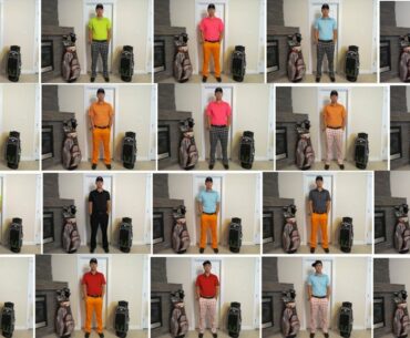 88 Different Golf Outfits - Stop Motion Video