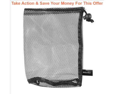 Deal Golf Nylon Drawstring Mesh Net Bag Golf Balls Holder Outdoor Sports Mesh Nets Bag Table Tennis