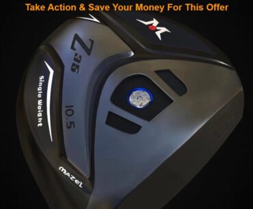 Deal MAZEL Golf Clubs Titanium Golf Driver for Men Stiff Flex Right Handed 10.5 Degree 460CC
