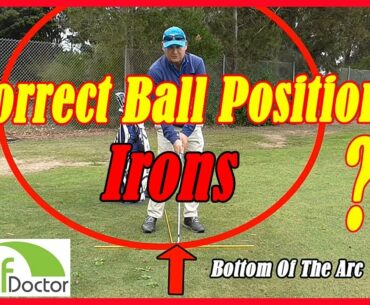 Golf Swing Fundamentals - Ball Position For Irons