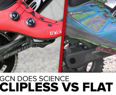 Clipless Pedals Vs Flat Pedals - Which Is Faster? | GCN Does Science