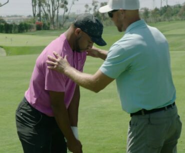 Fitting NFL Wide Receiver Golden Tate into Callaway Golf Clubs