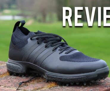 Adidas Tour360 Knit Golf Shoes Triple Black Boost | The REVIEW