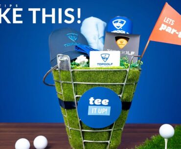 "Tee It Up!" Golf Gift Basket with Topgolf ⛳️ | Evite DIY