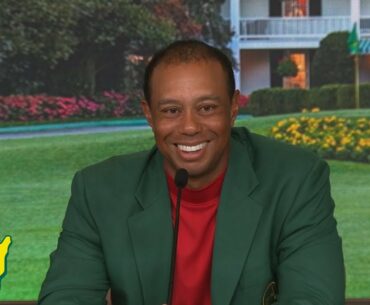 Tiger Woods Winning Interview