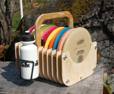 DIY wooden Disc Golf Bag